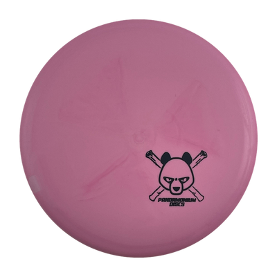 Dynamic Discs Warden disc golf putt and approach in pink Classic Moonshine plastic with Pandamonium Panda Corner X stamp, view 1