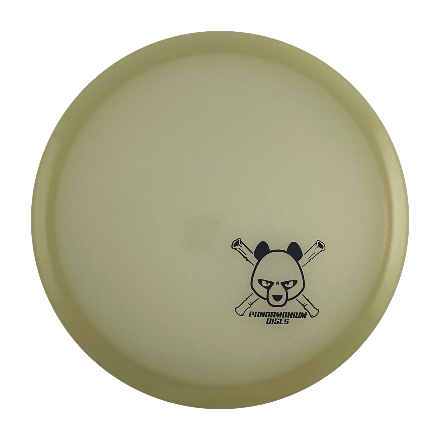 Dynamic Discs EMAC Truth disc golf midrange in glow Moonshine Glow plastic with Pandamonium Panda Corner X stamp, view 1