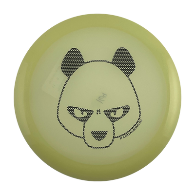 Innova Mamba disc golf distance driver in glow Proto Glow Champion plastic with Pandamonium Big Panda stamp, view 1