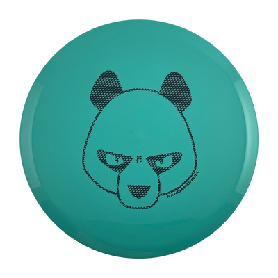 Innova Fox disc golf midrange in seafoam Star plastic with Pandamonium Big Panda stamp, view 1