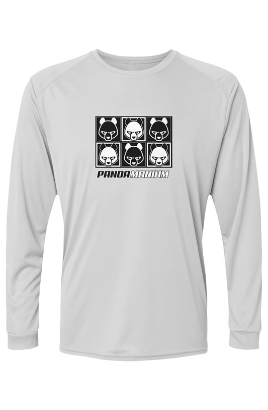 Panda Grid Long Sleeve