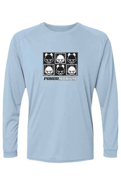 Panda Grid Long Sleeve