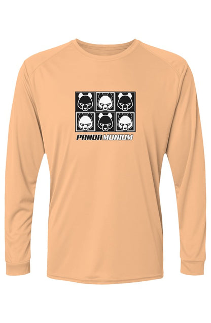 Panda Grid Long Sleeve