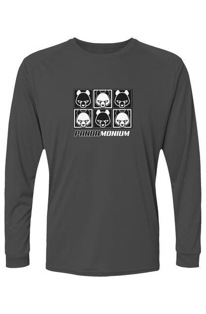 Panda Grid Long Sleeve