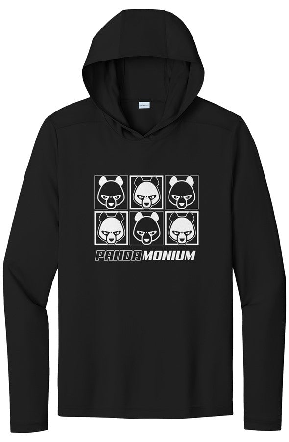 Panda Grid Sun Hoodie