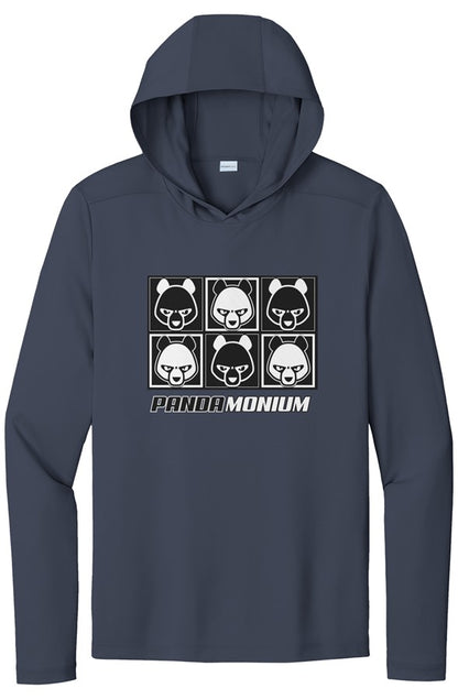 Panda Grid Sun Hoodie