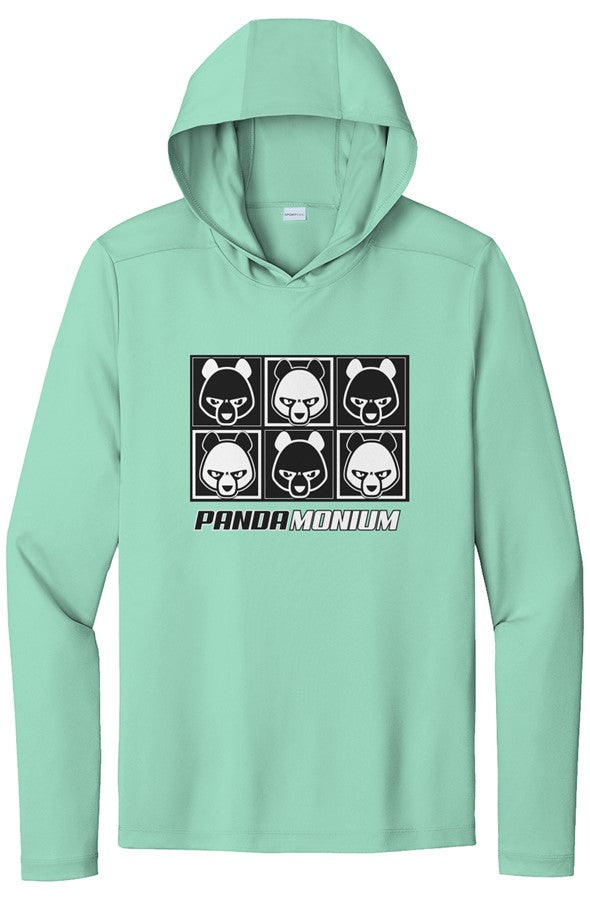 Panda Grid Sun Hoodie