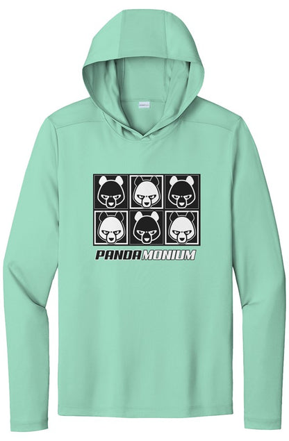 Panda Grid Sun Hoodie
