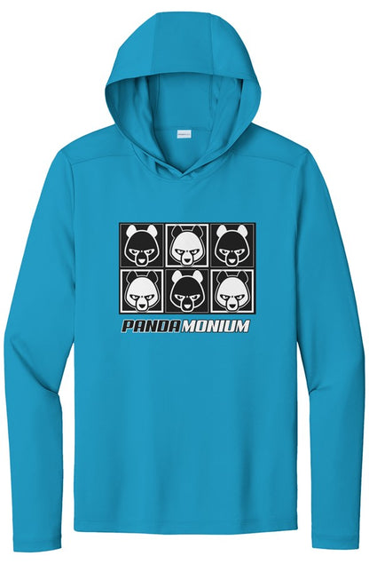 Panda Grid Sun Hoodie
