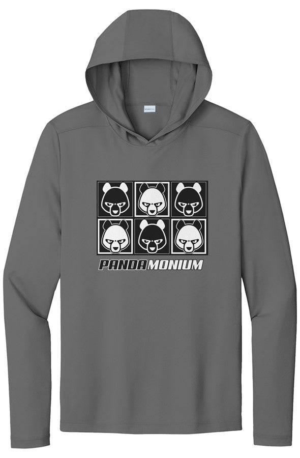 Panda Grid Sun Hoodie
