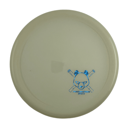 Kastaplast Berg disc golf putt and approach in K1 Glow plastic with Pandamonium Panda Corner X stamp