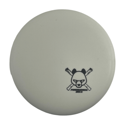 Dynamic Discs Judge disc golf putt and approach in Classic Moonshine plastic with Pandamonium Panda Corner X stamp