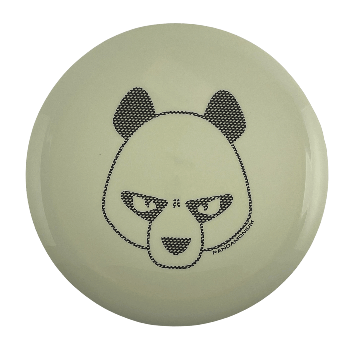 Innova Wraith disc golf distance driver in Star plastic with Pandamonium Big Panda stamp