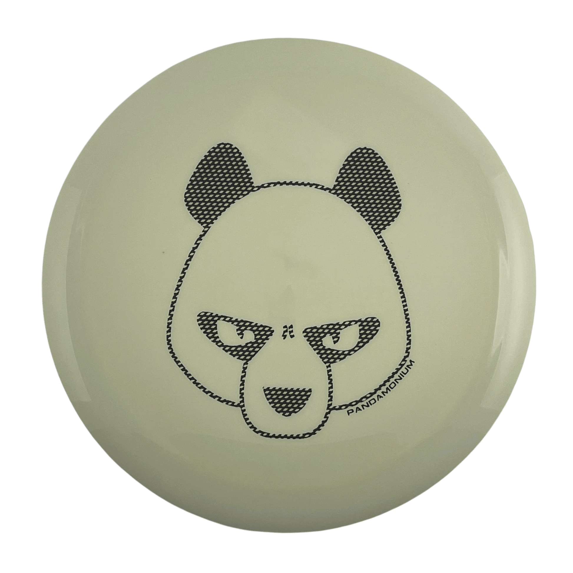 Innova Wraith disc golf distance driver in Star plastic with Pandamonium Big Panda stamp