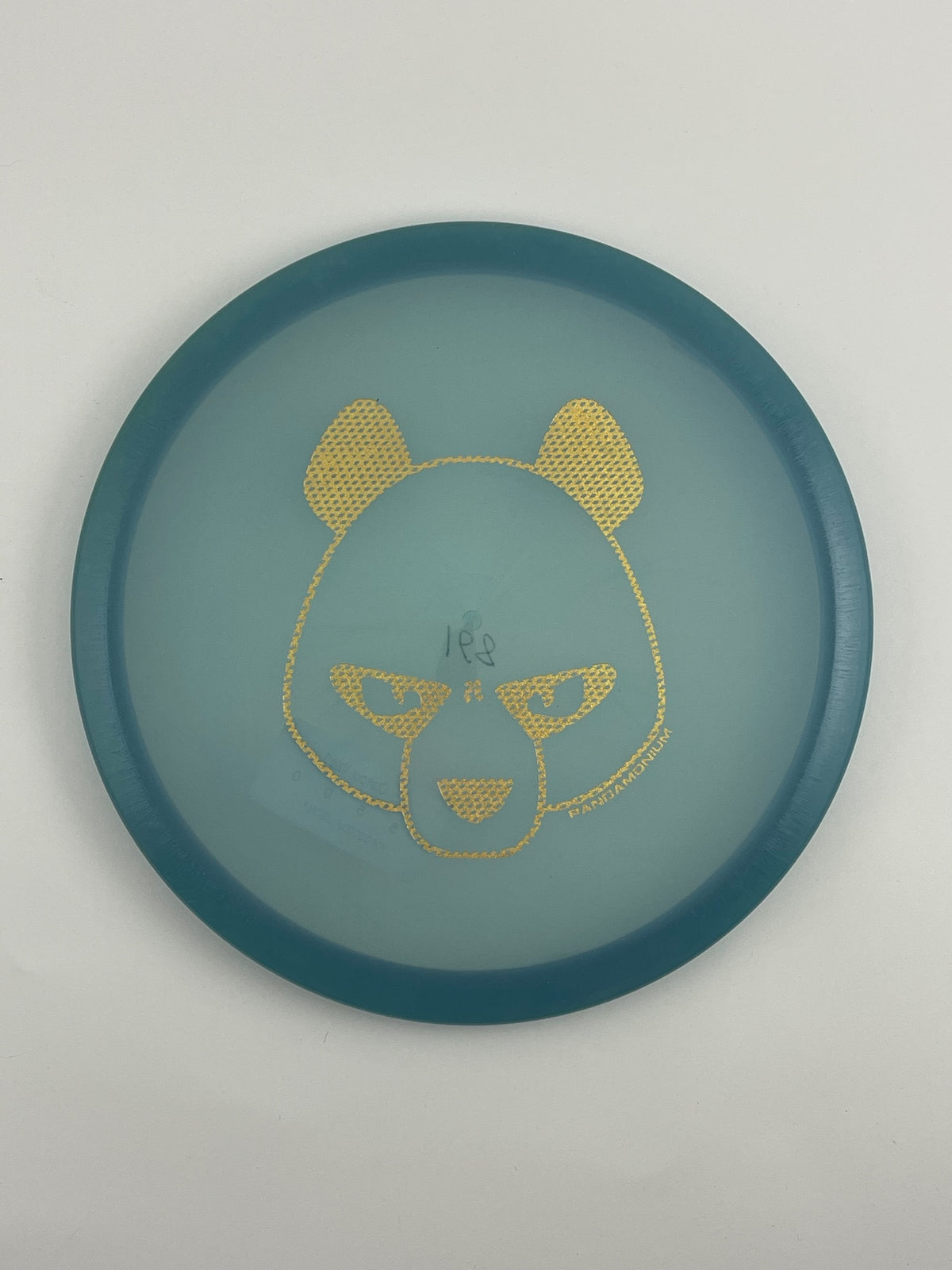 Innova Mako3 disc golf midrange in deep sea blue Champion plastic with Pandamonium Big Panda stamp