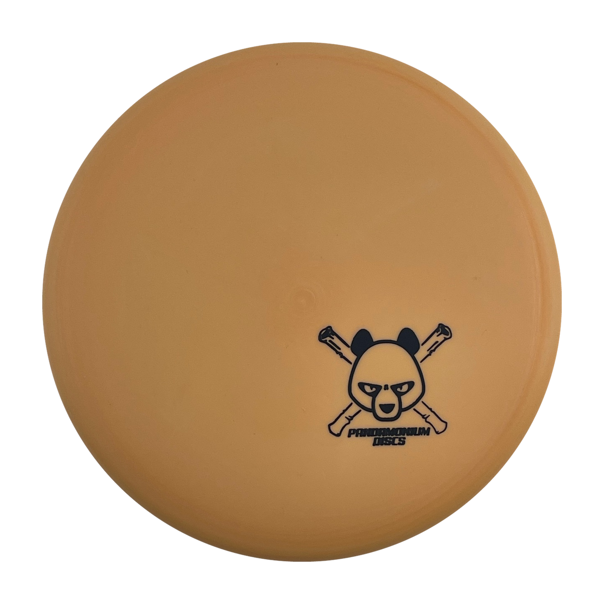 Dynamic Discs Warden disc golf putt and approach in orange Classic plastic with Pandamonium Panda Corner X stamp, view 1
