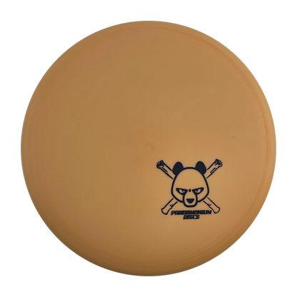 Dynamic Discs Warden disc golf putt and approach in orange Classic plastic with Pandamonium Panda Corner X stamp, view 1