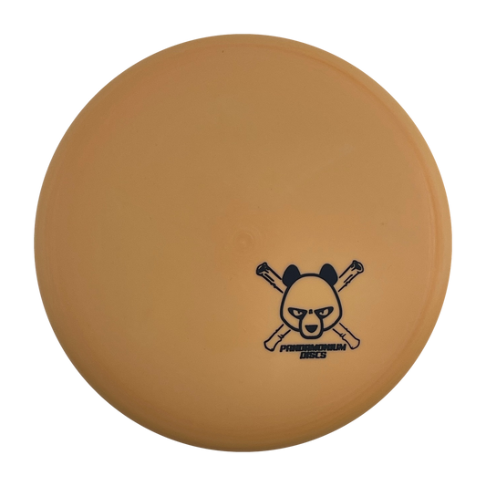 Dynamic Discs Warden disc golf putt and approach in orange Classic plastic with Pandamonium Panda Corner X stamp, view 1