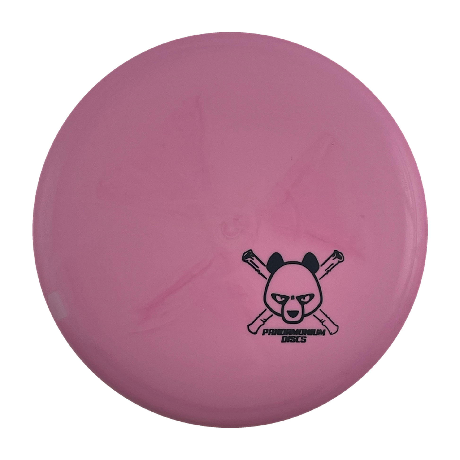 Dynamic Discs Warden disc golf putt and approach in pink Classic Moonshine plastic with Pandamonium Panda Corner X stamp, view 1