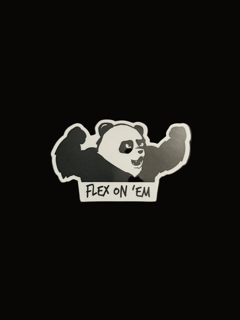 Pandamonium Discs Flex On 'Em - Sticker