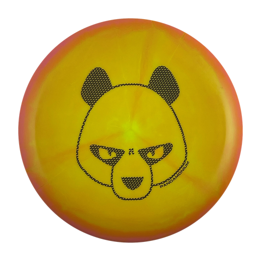Innova Aviar disc golf putt and approach in pink and orange Halo Star plastic with Pandamonium Big Panda stamp, view 1