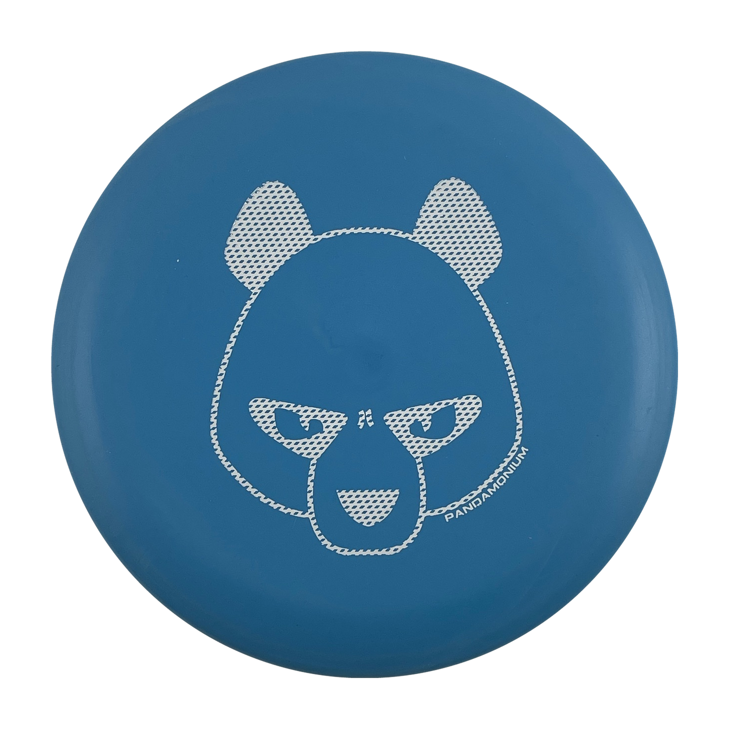 Innova JK Aviar disc golf putt and approach in blue Pro plastic with Pandamonium Big Panda stamp, view 1