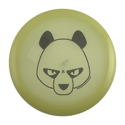 Innova Mamba disc golf distance driver in glow Proto Glow Champion plastic with Pandamonium Big Panda stamp, view 1