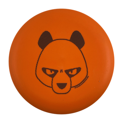 Innova Aviar disc golf putt and approach in orange R-Pro plastic with Pandamonium Big Panda stamp, view 1