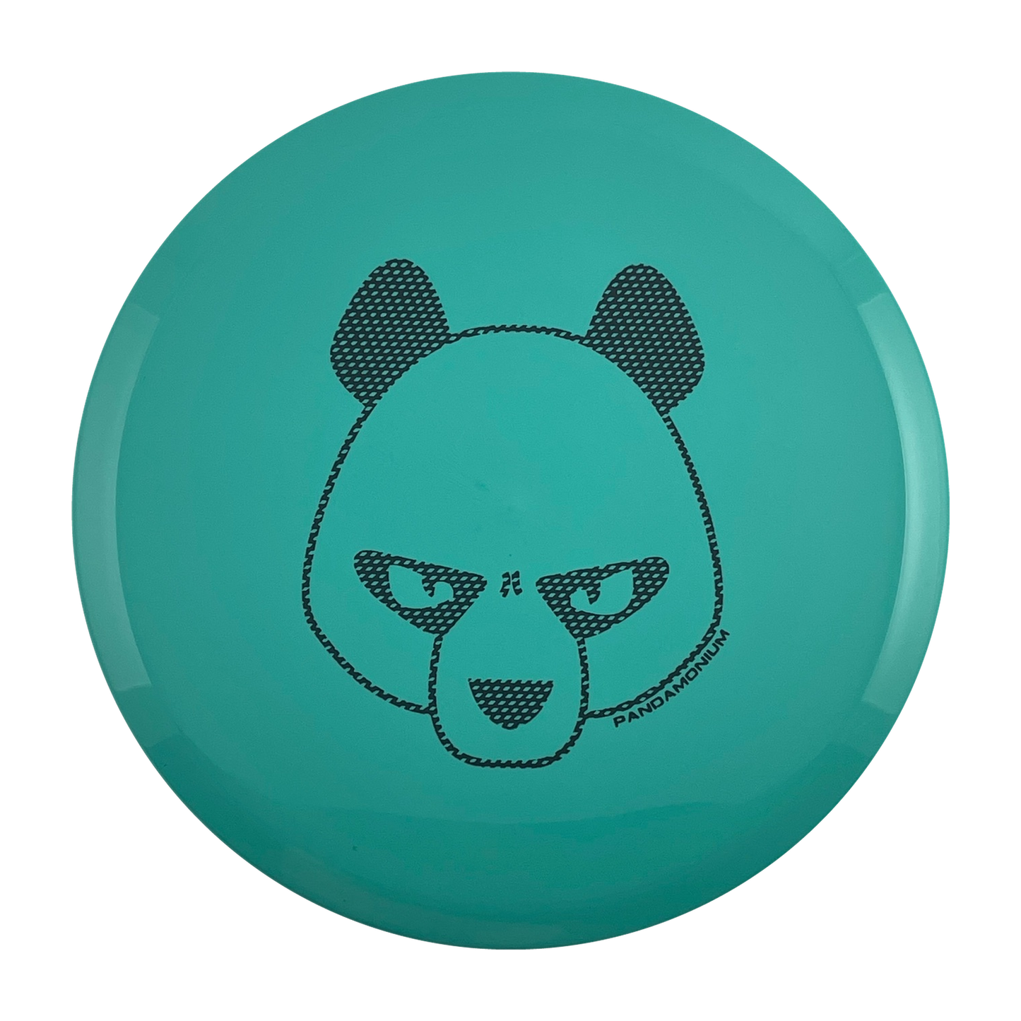 Innova Fox disc golf midrange in seafoam Star plastic with Pandamonium Big Panda stamp, view 1
