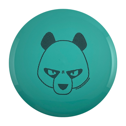 Innova Fox disc golf midrange in seafoam Star plastic with Pandamonium Big Panda stamp, view 1