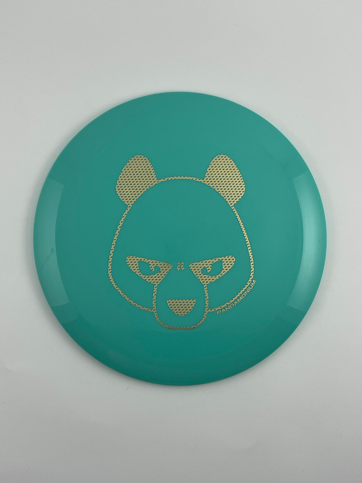 Innova Mamba disc golf distance driver in robin egg blue Star plastic with Pandamonium Big Panda stamp, view 1