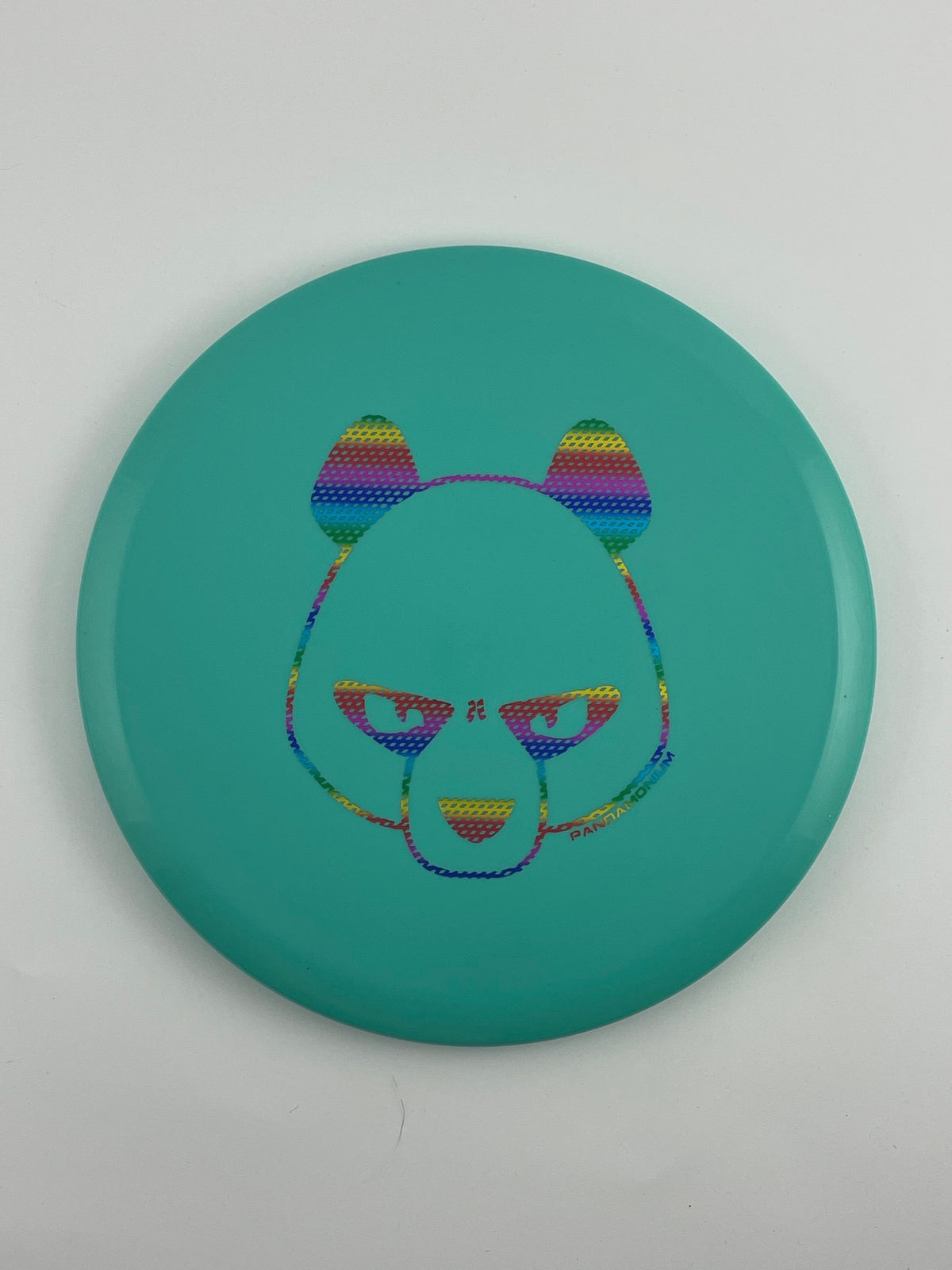 Innova Roc3 disc golf midrange in robin egg blue Star plastic with Pandamonium Big Panda stamp